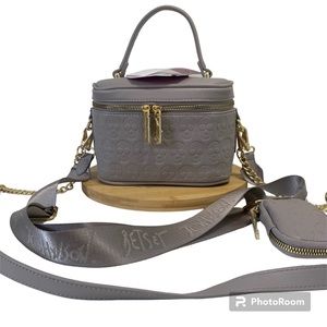 BETSY JOHNSON skull crossbody purse